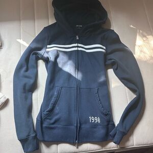 Hollister Dark Blue Fleece Hoodie